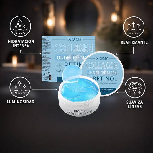 Mascarillas para ojeras con colágeno y retinol
