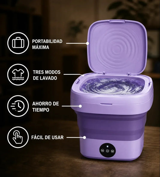 Mini lavadora portátil de 8 litros