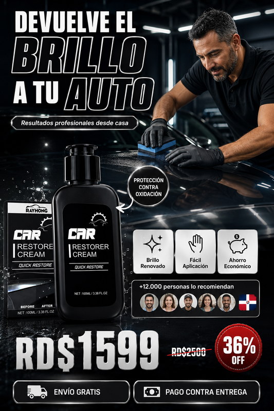 Revive el brillo de tu auto con esta crema 100% original